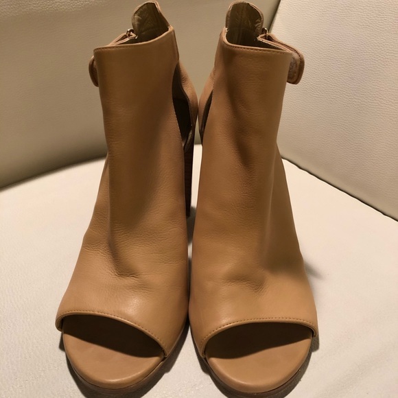 Stuart Weitzman Peep Toe Booties - Picture 1 of 4